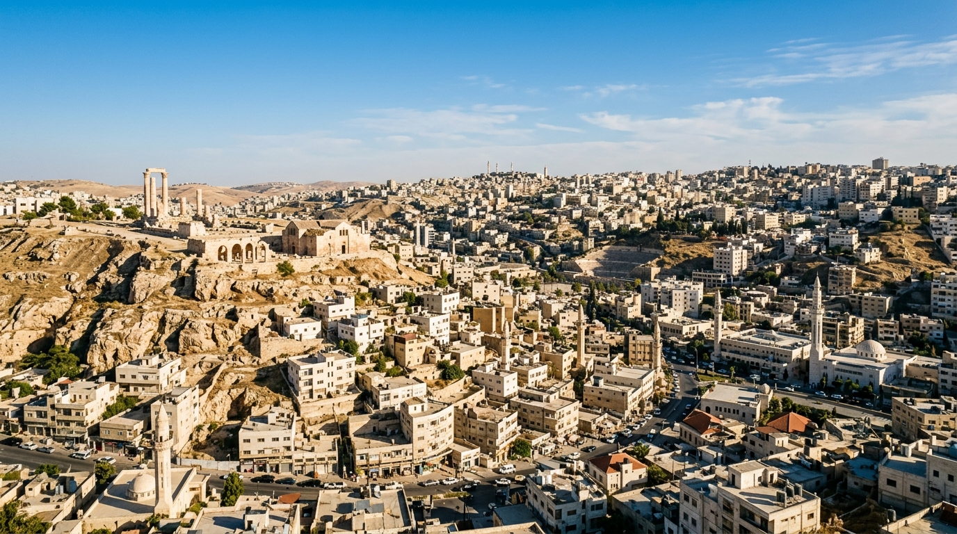 Historic Amman, Jordan Skyline